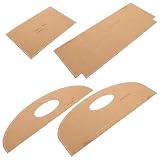 Homoyoyo Schnittmuster für Ledertasche aus Kraftpapier mit Präzisem Design und Langer Haltbarkeit Selbstgemacht Schablonen für Kreative Damen Handtaschen zum Selbermachen