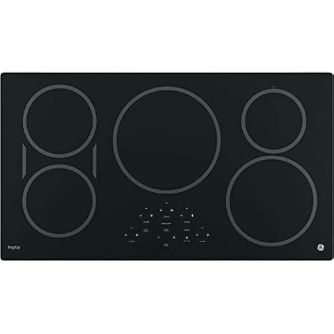 GE 36-Inch Induction Cooktop with 5 Elements Cover