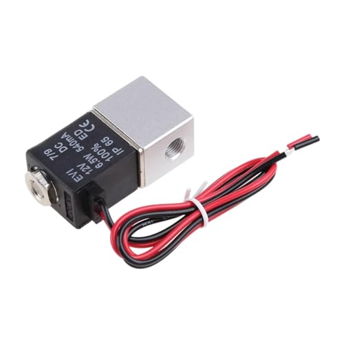 Valve pneumatique de régulation électrovanne 6,35mm 12V pour circuit d'air - 6