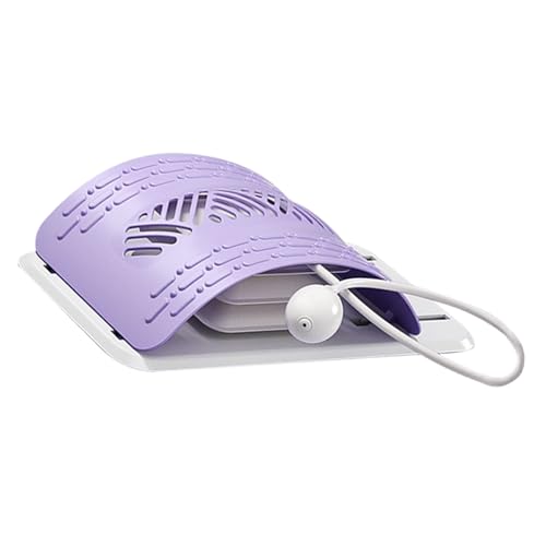 Tabla de apoyo lumbar, tabla de apoyo para la espalda, ergonómica, para estirar la espalda, para el cuello, dispositivo de entrenamiento de espalda para el hogar, ajustable en niveles para aliviar el