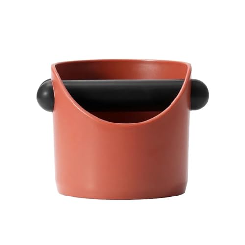 Caja De Golpe De Café Con Barra De Golpe Extraíble, Contenedor De Basura For Café Expreso, Antideslizante, Absorbente De Golpes, Molido De Café Molido(Red)