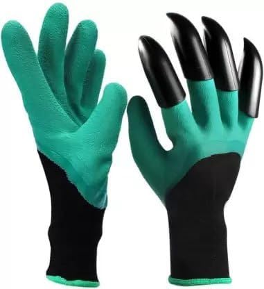 ZAKOFOL Heavy Duty Garden Gloves, Reusable, Washable, with Right Hand Fingertip ABS Claws for Pruning, Digging, Planting and Gardening (Pack of 1 Pair)-picture-25