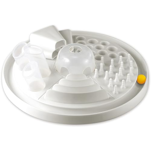 Bayer Design Love, Edupet Katzenspielzeug Center, intelligentes Futterspiel/Activity Board - 05005AA, weiß