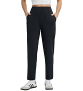 baleaf Womens Travel Pants with 6 Pockets Work Lightweight Stretch Ankle Petite Dressy Casual Gol...