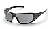 Pyramex Goliath Safety Eyewear, Black Frame, Gray Anti-Fog Lens