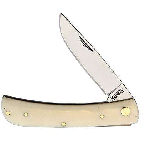 Pousutong 0 Marbles Work Knife White Smooth Bone Cover