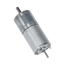 25GA370 محرك DC 24V 60RPM صغير عمود ذيل عزم الدوران لمحرك Encoder Gear Motor الكهربائي للروبوت