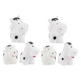 Petites vaches en résine - pouvez utiliser comme décoration de gâteau, pour enfants, décoration intérieure, accessoire photo, de jeu, ornements de chambre, etc., petites figurines de vache