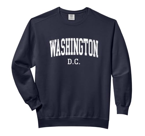 Washington D.C. Vintage Travel Comfort Colors Adult Sweatshirt