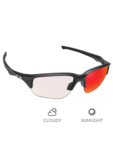 Image of Alphax Polarized Replacement Lenses for Oakley Flak Beta OO9363 64mm Sunglasses | Glare Reduction | Exclusive Shape