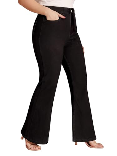 Image of Miss Chase A+ Women's Bootcut High Rise Stretchable Denim Jeans