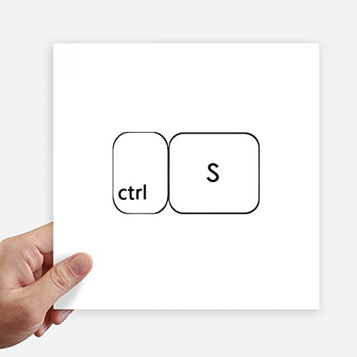 Stickers de Ctrl S DIYthinker pegatinas para pared portátiles motobike vinilo 20x20cm 2