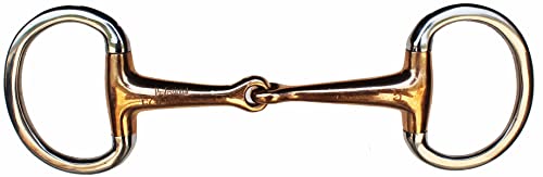Mèche d'entraînement CHALLENGER SS mors eggbutt cuivre articulé 12,7 cm 35640B