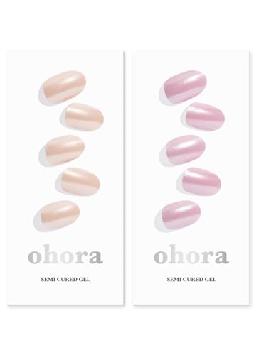 ohora Semi Cured Gel Nail Set of 2 (N Vanilla
