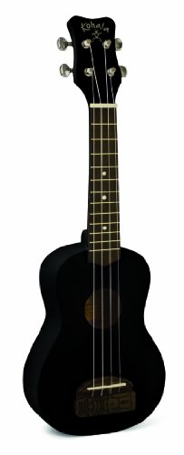 Kohala, 4-String Ukulele, Right-Handed, Black (KT-SBK)