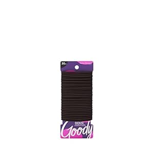Goody Womens Ouchless Braided Elastics, Brown 30CT