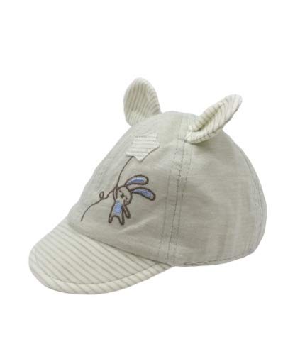 Goodforgoods Goods4good Gorra Sombrero Bebé 3-6 Meses Niña Niño Infantil Estilo Béisbol Lunares Oso Conejo Orejas Protección 100% Algodón Transpirable Regalo