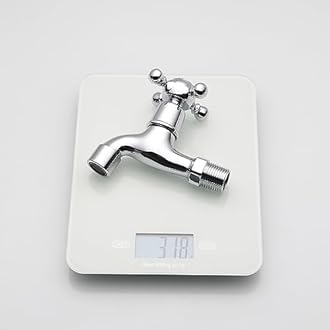 Chrome Brass Outdoor Wall Mounted Water Tap Balcony Mop Basin Garden Faucet, Laundry Utility Faucets