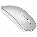 Bluetooth Wireless Mouse,WISAGI 2.4GHz Rechargeable Dual Mode Slim Wireless Mouse Silent USB Mice,3 Adjustable DPI,Compatible with Notebook, PC, Laptop, Computer, MacBook, Desktop