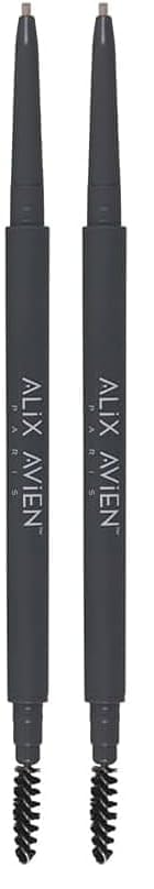 ALIX AVIEN Asansörlü Ultra İnce Uçlu Dolgunlaştırıcı Nude Kaş Kalemi - Retractable Eyebrow Pencil 01 (2 paketi)