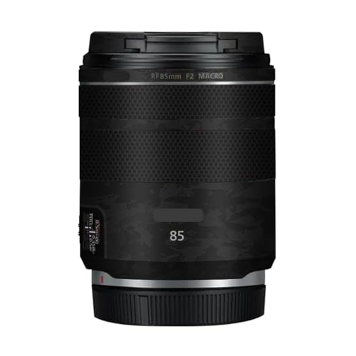 85 2 カメラレンズスキン 傷防止 ステッカー に適合する Canon RF 85mm F2 コート ビニール 保護フィルム デカール (ナイトブラック)