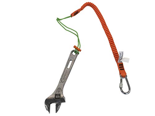 Malta Dynamics Tool Tether Lanyard with Carabiner Attachment, 53" Expansion, Adjustable Loop End (1 Pack) - Thumbnail 7