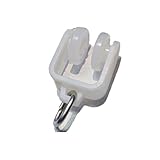 Curtain Track Accessories 10Pcs Curtains Hook Ring Slider Straight Curved Track Rollers Curtain Wheels Rail(B4)