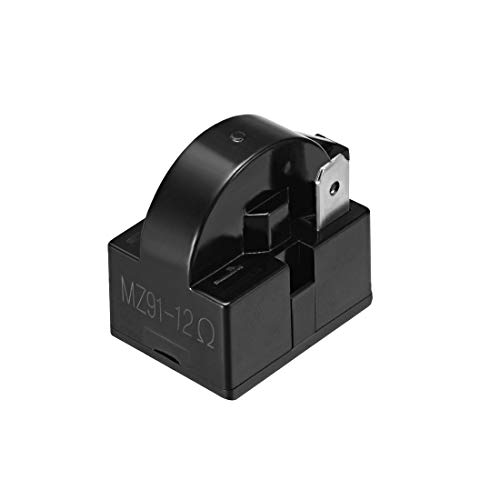 sourcing map 12 Ohm 1 Pin Refrigerator Start Relay for Compressor Black