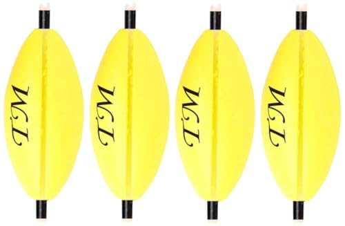 Trout Master Oval Fast Pilot Fluo Jaune - 26x12mm - Lot...