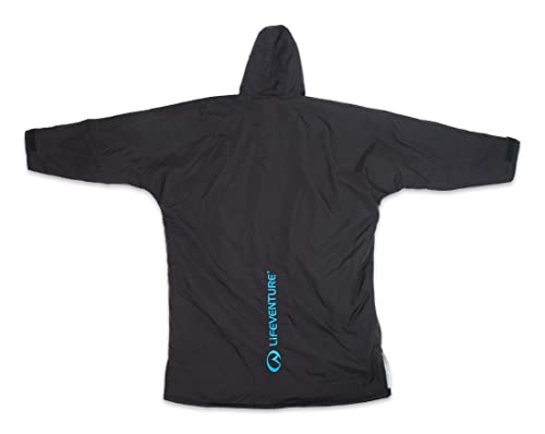 Lifeventure Langarm-Wickelmantel | Winddicht, wasserdicht, geruchshemmend behandelt, mit Fleece gefütterter Poncho-Mantel zum Schwimmen, Surfen, Camping
