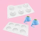 New 2024 Christmas 6 Cavity Igloo Silicone Cake Mold For Mousses Ice Cream Mold Chiffon Baking Pastry Tools Cake Tray Kitchen Accessories Tray Mold Decoration Kitchen Accessories Creative Gift
