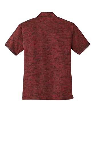 SPORT-TEK Unisex PosiCharge Electric Heather Polo | Camisa con cuello y mangas cortas para hombre y mujer, ajuste casual para trabajo y golf miniatura 2