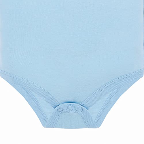 Body bébé manches courtes bleu clair anti-irritation en pur coton 12-18 mois - 4
