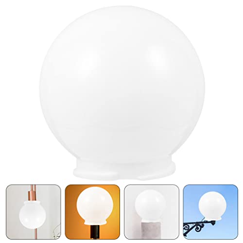 Image of DOITOOL Ceiling Fan Lamp Replacement Clear Acrylic Lamp Post Globes for Light Fixtures 12cm Acrylic Replacement Globe Lamp Shade Ball Lampshade Cover Sphere Shade for Pendant Light