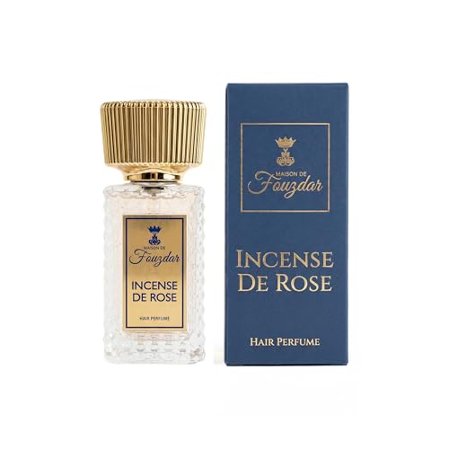 Image of Incense De Rose Hair Perfume 30ml - Floral Incense Hair Mist for Women | Long Lasting Rose Amber Hair Fragrance | Lightweight Non-Drying Luxury Hair Scent