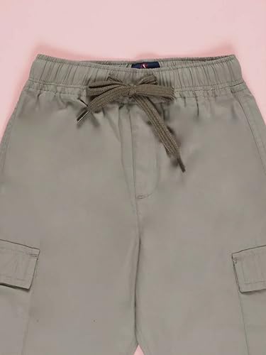 Image of KiddoPanti Boys 100% Twill Cotton Cargo Jogger Pants