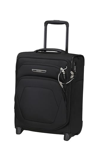 Samsonite Spark SNG Eco: Maleta de Mano, Equipaje Blando, subasiento, 45 x 36 x 20 cm, easyJet Compatible con Aviones, 2 Ruedas Verticales, 29 litros, Negro