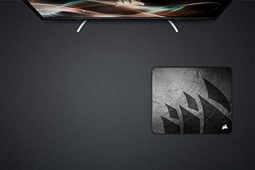 Corsair MM300 PRO Premium Spill-Proof, Stain-Resistant Cloth Gaming Mouse Pad (36 x 30 cm Surface, Micro-Weave Fabric, 3 mm Thick Plush Rubber, Durable Anti-Fray Edges) Medium, Black/Grey