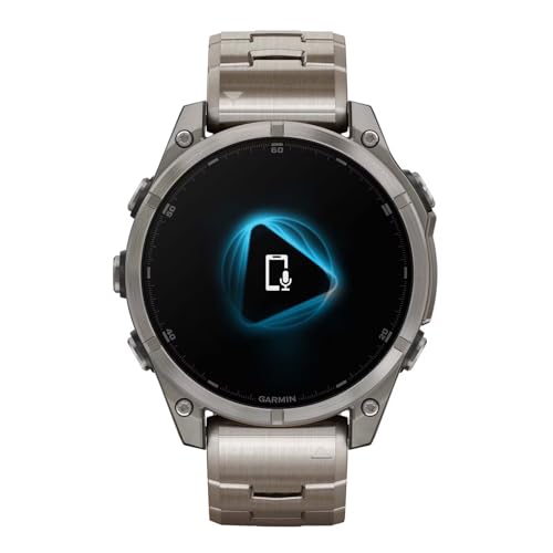 Garmin Fenix 8 GPS Bluetooth 47mm AMOLED Résistance Eau 10ATM SpO2 - vue 4