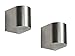Produktbild 2er Set Ranex SMD-LED Wandleuchte Metall, downlight, 160Lm, warm, IP44, 5000.466-2