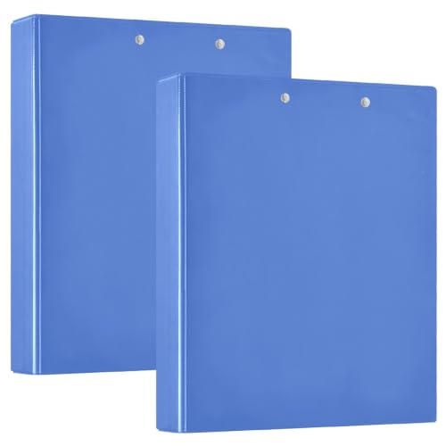 Classeur 3 anneaux en D bleu Salvia pour ne plus perdre vos feuilles de cours ex2