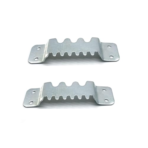 Image of 4PCS Large Serrated Picture Hangers Load Capacity 300 lbs 105x30mm Silver Picture Frame Back Fixing Heavy Duty Serrated Hooks Billboard Cross Stitch Picture Frame Concealed Hanging Wall Hooks