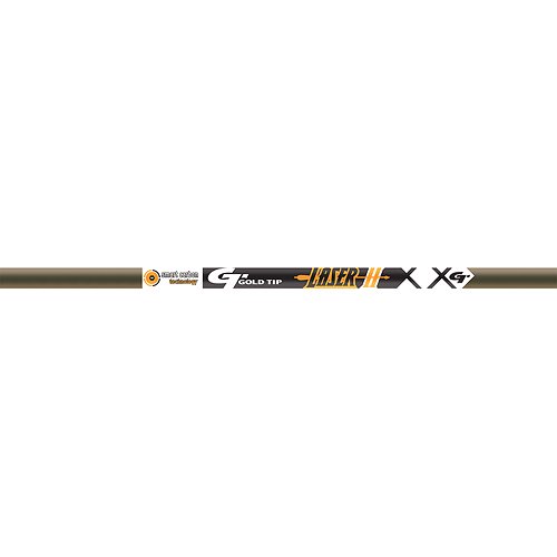 Gold Tip Laser II Crossbow 22-Inch Raw Shafts (12-Pack)