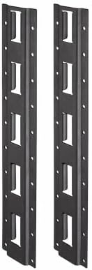 Milwaukee PACKOUT 48-22-8482 2-Piece Rust Resistant Vertical E-Track, Powder Coated, for Use with Model 48-22-8481 PACKOUT Racking Shelves, Steel