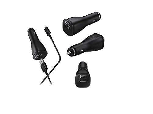Samsung Adaptive Fast Charging Vehicle Car Charger - For S7/S6/Note 4/5/Edge (Us Retail Packing) #TOP2