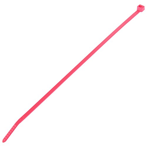 Panduit PLT2S-M59 Cable Tie, Standard, Nylon 6.6, 7.4-Inch Length, Fluorescent Pink (1,000-Pack)