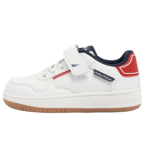 Image of Nautica Kids Adjustable Strap Shoes | Comfortable Casual Sneakers for Boys and Girls, Toddlers & Little Kids