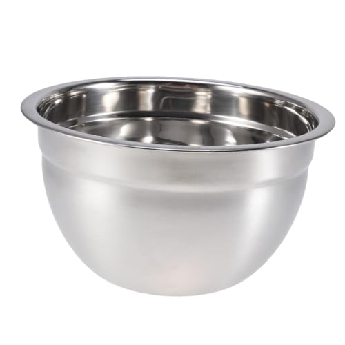 HOLIDYOYO ステンレス製深型ミキシングボウル 食材混ぜやすい調理用器具 フ