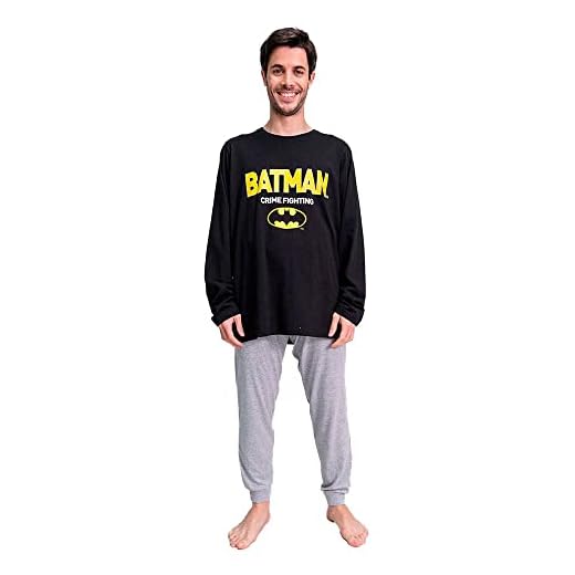 Pijama Largo Single Jersey Batman