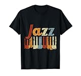 Vintage Piano Musikinstrument Jazz Musik Genre T-Shirt